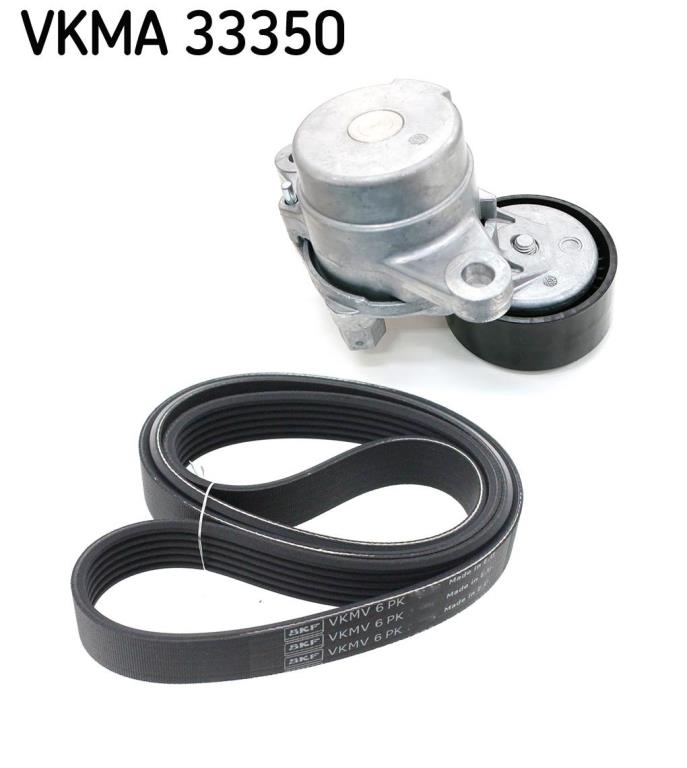 Kit de courroie d'accessoire (Courroie d’alternateur) SKF ref. VKMA 33350